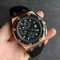 Royal-Oak-Offshore-Juan-Pablo-Montoya-SS-JF-Best-Edition-Gold-Dial-on-Black-Leather-Strap-A2226 Replica