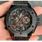 Big-Bang-Ferrari-Unico-Black-Ceramic-V6F-Best-Edition-Skeleton-Dial-on-Black-Gummy-Strap-HUB1288 Replica