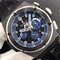 Big-Bang-Ferrari-F1-Carbon-Fiber-V6F-Limited-Edition-Black-Blue-Dial-on-Black-Leather-Strap-HUB4100 Replica