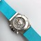 Big-Bang-Unico-Diamond-HBF-1-1-Best-Edition-SB-Skeleton-Dial-Rainbow-Bezel-on-Blue-Rubber-Strap-A1242 Replica