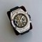 Big-Bang-Unico-Diamond-HBF-1-1-Best-Edition-White-Skeleton-Dial-Rainbow-Bezel-on-Black-Rubber-Strap-A1242 Replica