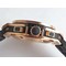 Big-Bang-44mm-SS-Gold-Dial-Diamond-Bezel-on-Black-Leather-Strap-HUB4104 Replica