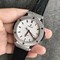 Classic-Fusion-38mm-Titanium-JJF-1-1-Best-Edition-White-Dial-on-Black-Gummy-Strap-A2892-V2 Replica