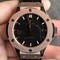 Classic-Fusion-38mm-RG-JJF-1-1-Best-Edition-Black-Dial-on-Black-Gummy-Strap-A2892-V2 Replica