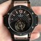 Big-Bang-Tourbillon-Automatic-PVD-Black-Gold-Textured-Dial-on-Black-Rubber-Strap Replica