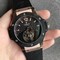 Big-Bang-Tourbillon-Automatic-PVD-Black-Gold-Textured-Dial-on-Black-Rubber-Strap Replica