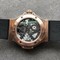 Big-Bang-Tourbillon-Automatic-PVD-Black-Gold-Textured-Dial-on-Black-Rubber-Strap Replica