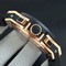 Big-Bang-44mm-Full-Gold-Case-Black-Dial-on-Black-Gummy-Strap-HUB4104 Replica