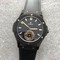 Classic-Fusion-Tourbillon-45mm-PVD-Black-Dial-Crystal-Markers-on-Black-Gummy-Strap Replica