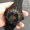 Big-Bang-Tourbillon-Automatic-PVD-Black-Textured-Dial-on-Black-Rubber-Strap Replica