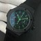 Big-Bang-44-5mm-PVD-Black-Dial-with-Green-Markers-on-Black-Gummy-Strap-7750 Replica
