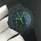 Big-Bang-44-5mm-PVD-Black-Dial-with-Green-Markers-on-Black-Gummy-Strap-7750 Replica