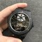 Big-Bang-Tourbillon-Solo-Bang-MD-PVD-Black-Skeleton-Dial-on-Black-Rubber-Strap Replica