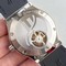 Classic-Fusion-Tourbillon-45mm-SS-Black-Dial-Crystal-Markers-on-Black-Gummy-Strap Replica