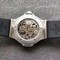 Big-Bang-Diamond-Gold-Bezel-Skeleton-Tourbillon-on-Black-Rubber-Strap Replica