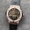 Big-Bang-Ceramic-Diamond-Bezel-Skeleton-Tourbillon-on-Black-Rubber-Strap Replica