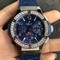 Big-Bang-44mm-SS-Blue-Dial-Diamond-Bezel-on-Blue-Leather-Strap-HUB4104 Replica
