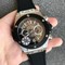 Big-Bang-Unico-45-5mm-SS-Ceramic-Bezel-Skeletonal-Dial-on-Black-Rubber-Strap-HUB1220 Replica