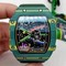 RM-67-02-Sprint-Skeleton-Dial-on-Green-Nylon-Strap-6T51 Replica