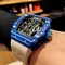 RM-53-01-Real-Tourbillon-Pablo-Mac-Donough-Blue-V9F-Best-Edition-on-White-Rubber-Strap Replica
