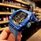RM-53-01-Real-Tourbillon-Pablo-Mac-Donough-Blue-V9F-Best-Edition-on-Blue-Rubber-Strap Replica