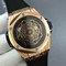 Big-Bang-Unico-Sang-Bleu-Titanium-HBF-Skeleton-Dial-on-Black-Gummy-Strap-HUB1213 Replica