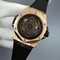 Big-Bang-Unico-Sang-Bleu-Titanium-HBF-Skeleton-Dial-on-Black-Gummy-Strap-HUB1213 Replica