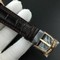 Casablanca-RG-Full-Paved-Diamonds-White-Black-Dial-on-Brown-Leather-Strap-MIYOTA-8215 Replica
