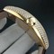 Casablanca-RG-Full-Paved-Diamonds-White-Black-Dial-on-Brown-Leather-Strap-MIYOTA-8215 Replica