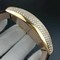 Casablanca-RG-Full-Paved-Diamonds-White-Black-Dial-on-Brown-Leather-Strap-MIYOTA-8215 Replica