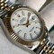 Rolex-Datejust-White-Dial-SG-Strap Replica