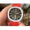 Aquanaut-5167A-Singapore-Edition-SS-ZF-1-1-Best-Edition-Red-Second-Hand-on-Red-Rubber-Strap-324CS Replica