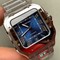 Santos-de-Cartier-40mm-SS-BVF-1-1-Best-Edition-Blue-Dial-on-SS-SmartLinks-Bracelet-MIYOTA-9015-V2 Replica