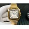 Santos-de-Cartier-40mm-YG-GF-1-1-Best-Edition-White-Dial-on-YG-SmartLinks-Bracelet-MIYOTA-9015-V2 Replica