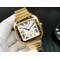Santos-de-Cartier-40mm-YG-GF-1-1-Best-Edition-White-Dial-on-YG-SmartLinks-Bracelet-MIYOTA-9015-V2 Replica