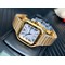 Santos-de-Cartier-40mm-YG-GF-1-1-Best-Edition-White-Dial-on-YG-SmartLinks-Bracelet-MIYOTA-9015-V2 Replica