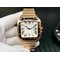 Santos-de-Cartier-40mm-RG-GF-1-1-Best-Edition-White-Dial-on-RG-SmartLinks-Bracelet-MIYOTA-9015-V2 Replica