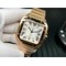 Santos-de-Cartier-40mm-RG-GF-1-1-Best-Edition-White-Dial-on-RG-SmartLinks-Bracelet-MIYOTA-9015-V2 Replica