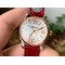 Happy-Sport-36mm-SS-OXF-1-1-Best-Edition-Pink-Dial-Diamonds-RG-Bezel-on-Red-Leather-Strap-A2892 Replica