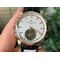 Traditionnelle-Tourbillon-YG-OXF-Best-Edition-White-Dial-on-Black-Leather-Strap Replica