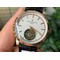 Traditionnelle-Tourbillon-YG-OXF-Best-Edition-White-Dial-on-Black-Leather-Strap Replica