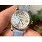 Happy-Sport-Automatic-SS-30mm-YF-1-1-Best-Edition-White-Dial-on-Light-Blue-Leather-Starp-A2892 Replica
