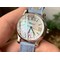 Happy-Sport-Automatic-SS-30mm-YF-1-1-Best-Edition-White-Dial-on-Light-Blue-Leather-Starp-A2892 Replica