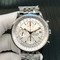 Navitimer-Chronograph-1-SS-41mm-TF-1-1-Best-Edition-White-Dial-on-SS-Bracelet-7750 Replica