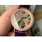 Color-Dreams-Tourbillon-RG-Diamond-Roman-Numerals-Markers-on-Purple-Croco-Leather-Strap Replica