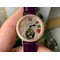 Color-Dreams-Tourbillon-RG-Diamond-Roman-Numerals-Markers-on-Purple-Croco-Leather-Strap Replica