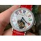Color-Dreams-Tourbillon-SS-Diamond-Bezel-Arabic-Numerals-Markers-on-Red-Croco-Leather-Strap Replica