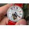 Color-Dreams-Tourbillon-SS-Diamond-Bezel-Arabic-Numerals-Markers-on-Red-Croco-Leather-Strap Replica