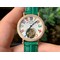 Color-Dreams-Tourbillon-RG-Diamond-Bezel-Arabic-Numerals-Markers-on-Green-Croco-Leather-Strap Replica