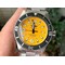 Superocean-Automatic-44-TF-1-1-Best-Edition-Yellow-Dial-Black-Bezel-on-SS-Bracelet-A2824 Replica